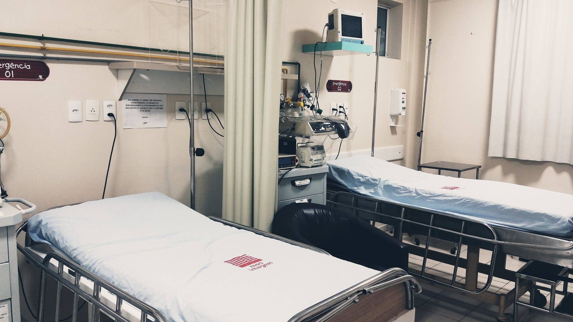 empty hospital beds